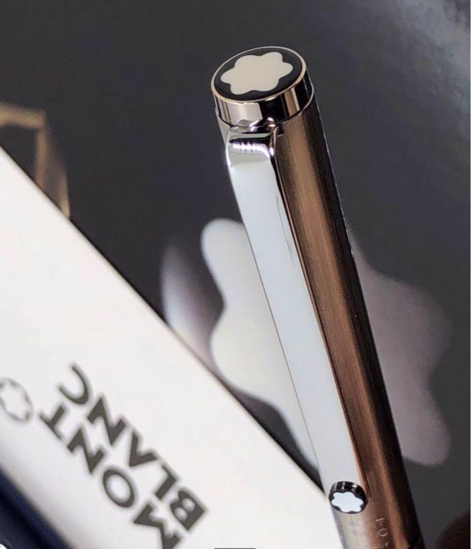 カスタム品！1本は欲しい2カラーボールペンNo2735輝くバフ仕上げ★モンブラン