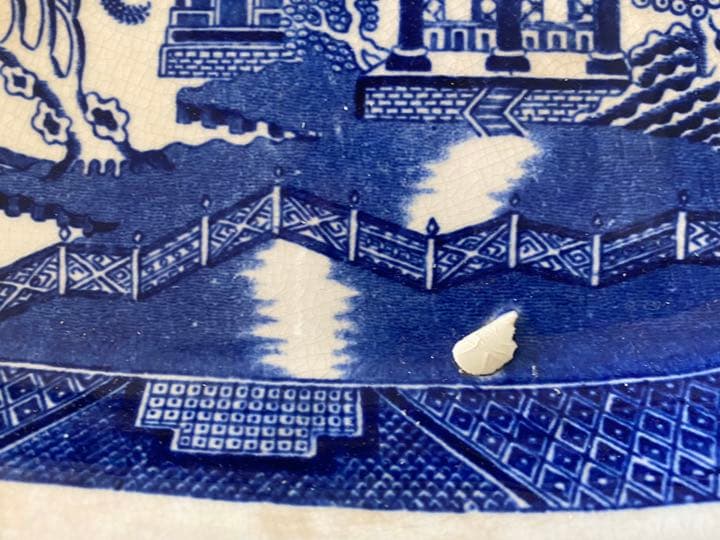 ウィロウパターン 大皿