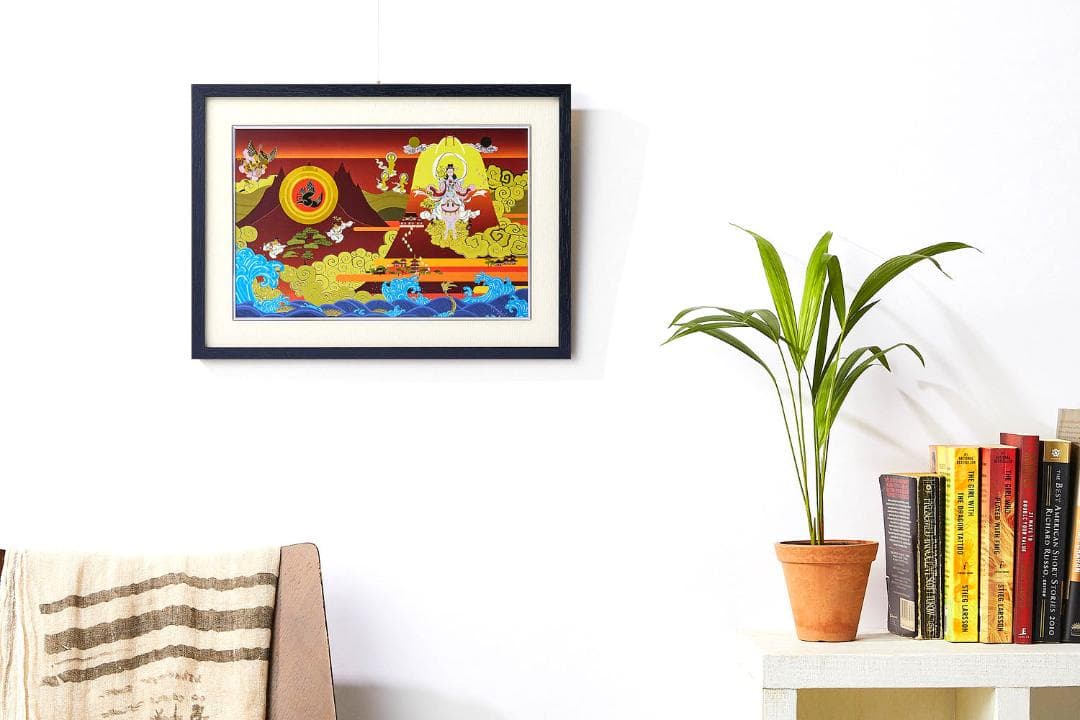 ★新品同様★イスム 続 日本曼荼羅 HAKUジクレ Buddha★J7