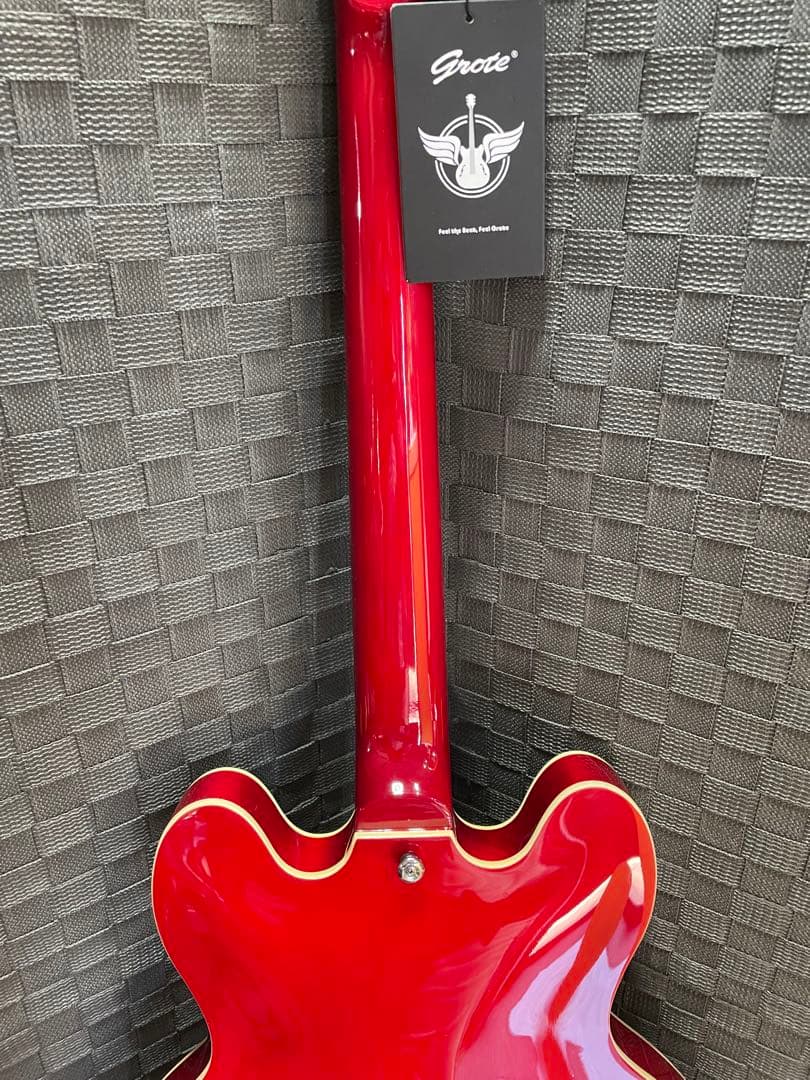 GROTE Jazz Electric Guitar （RED） セミアコ