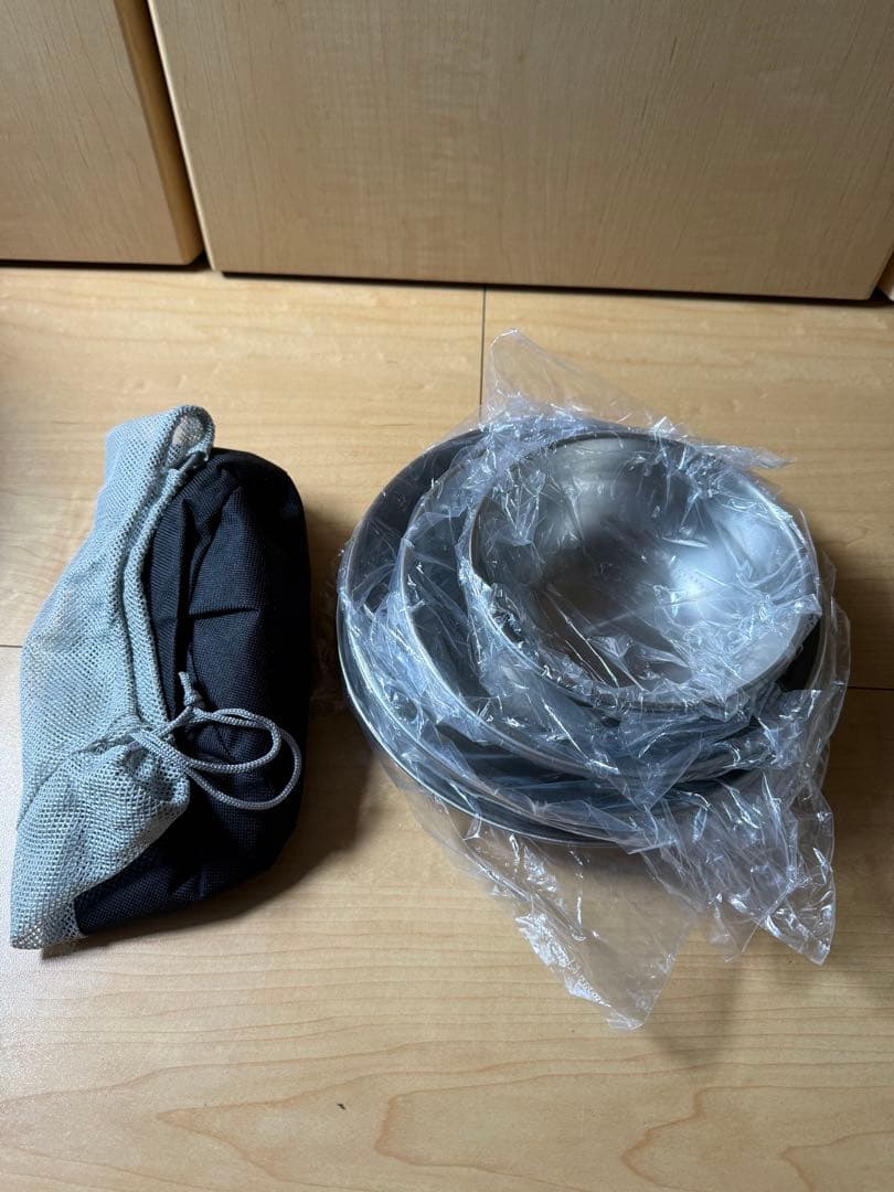 スノーピーク　ステンレス　皿セット　８枚　新品