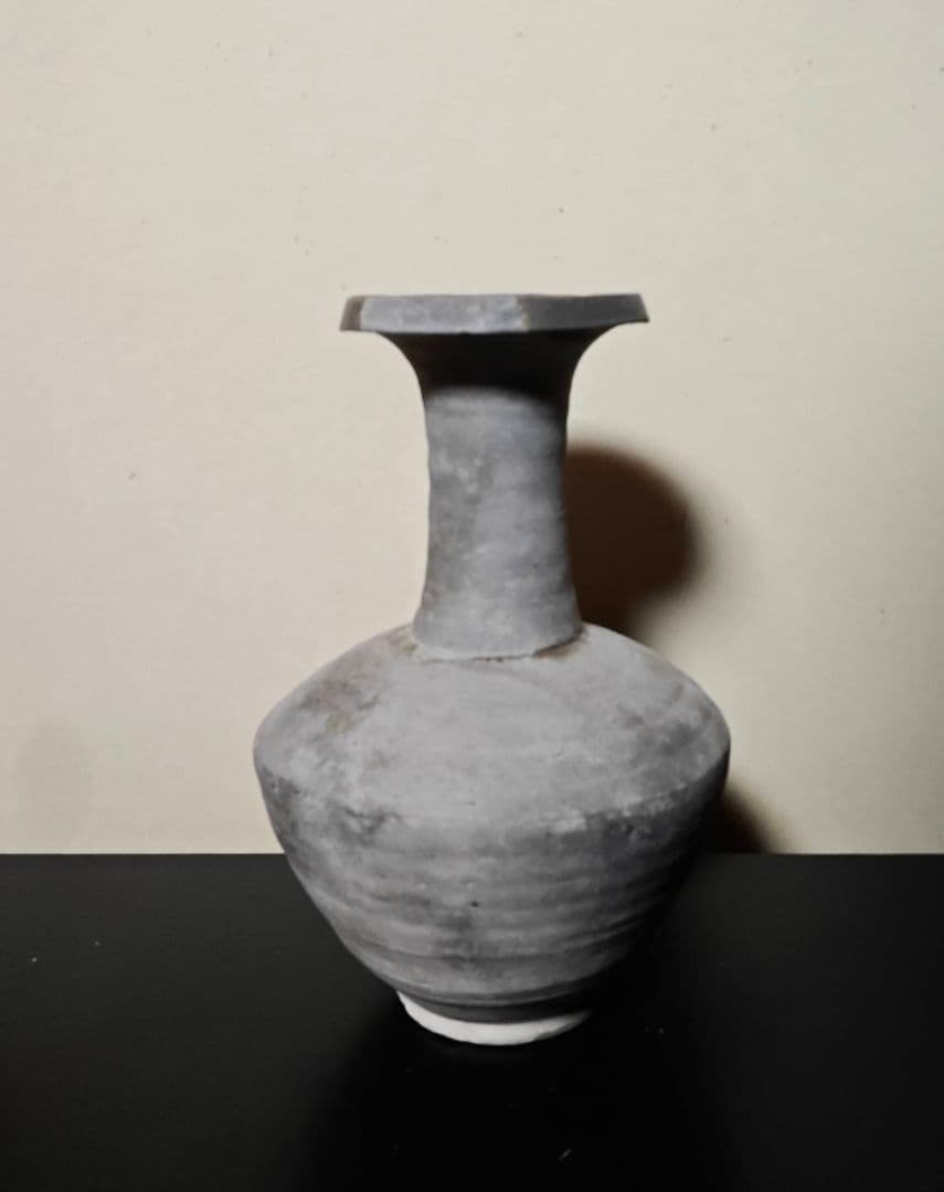 須恵器長頸瓶　猿投 湖西 東海地方 奈良時代〜平安時代 花呼ぶ器 考古 古美術