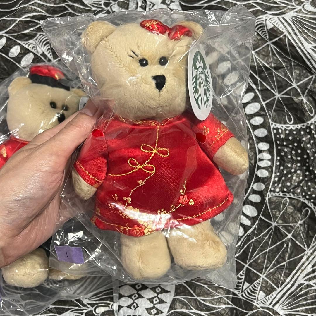 海外限定　インドネシア　ベアリスタ　ニューイヤー 旧正月デザイン　ぬいぐるみ