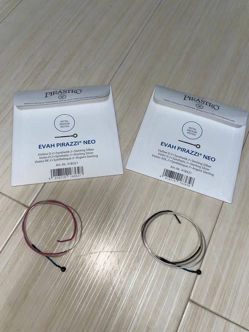 【超美品】Evah Pirazzi Neo エヴァピラッツィネオ　ヴァイオリン