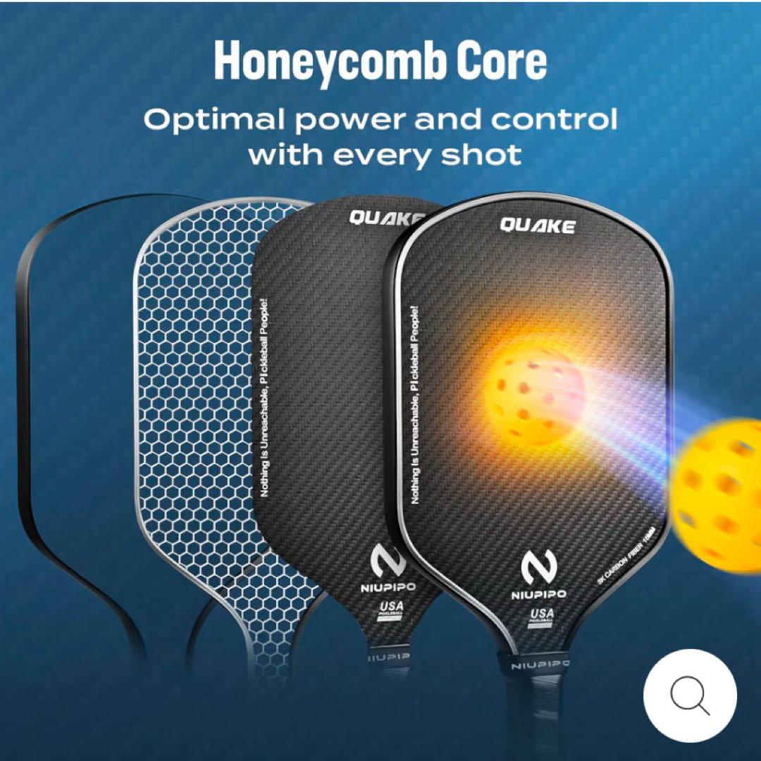 【コスパ◎】ピックルボール　パドル　NIUPIPO QUAKE 3K