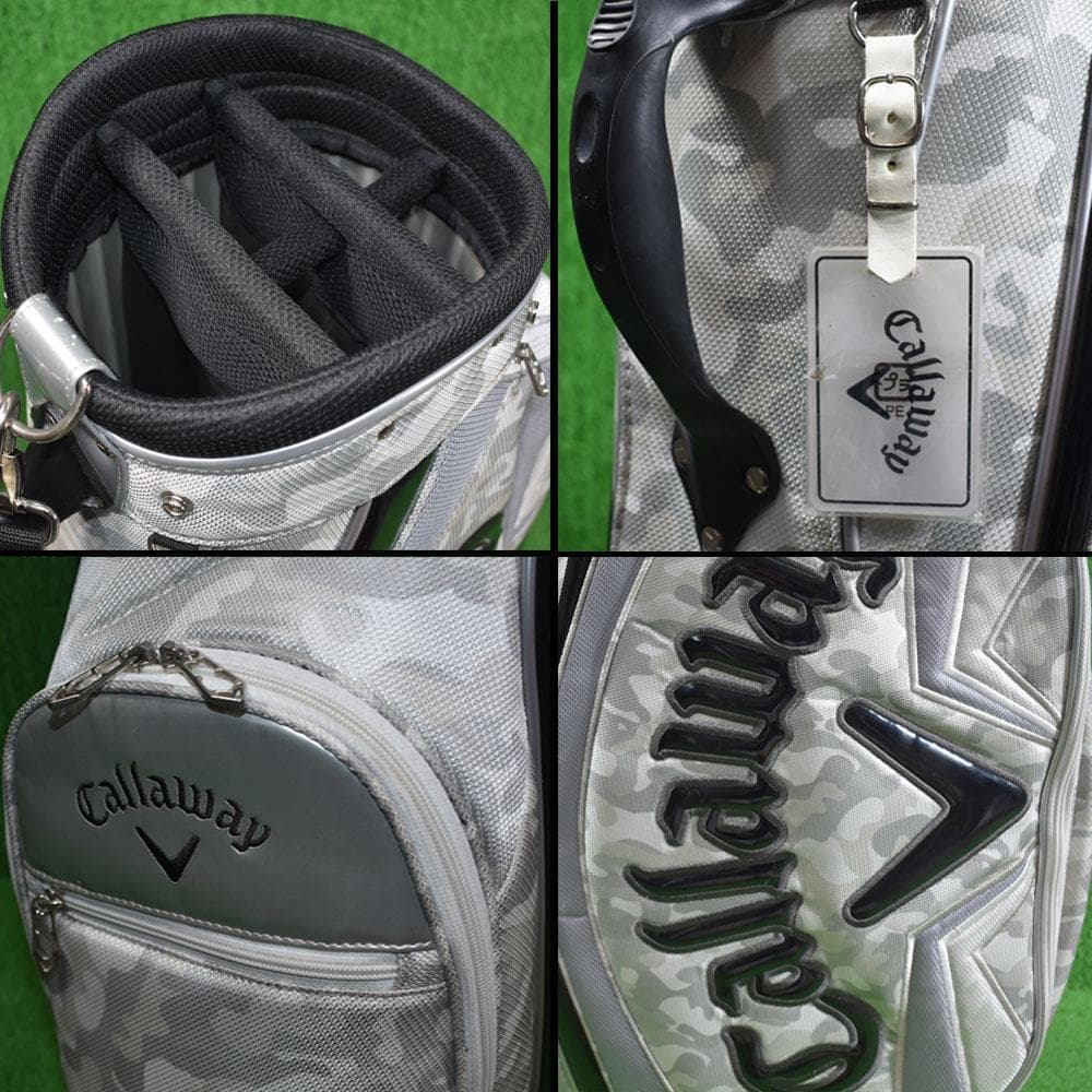 Callaway/キャロウェイ ゴルフ 軽量キャディバッグ９型【カモ】美品！