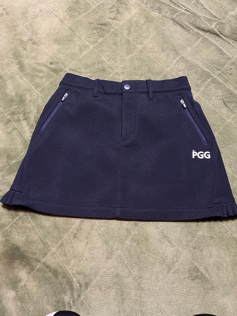 PGG ネイビー ゴルフスカート