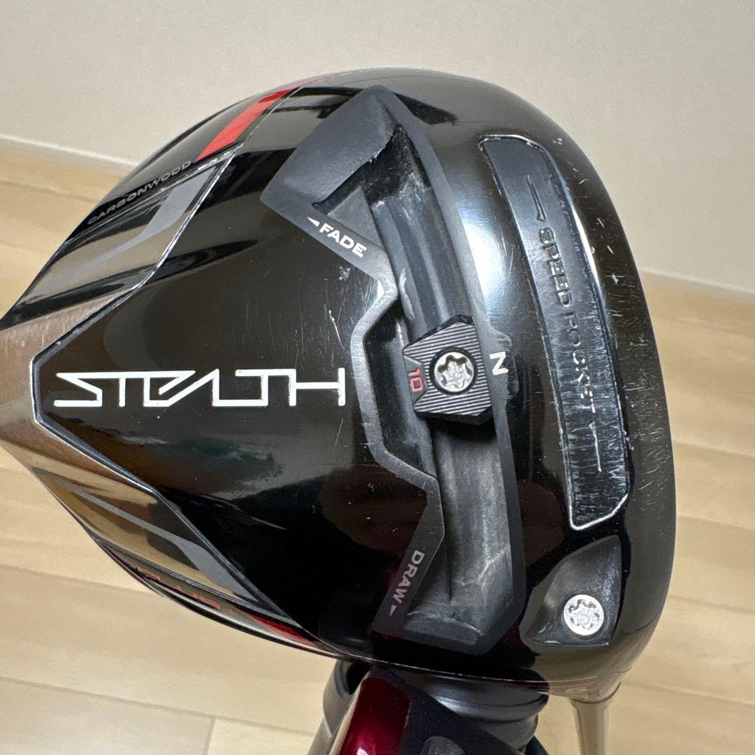 テーラーメイドSTEALTH PLUS+ 10.5度 ドライバーSカバー付