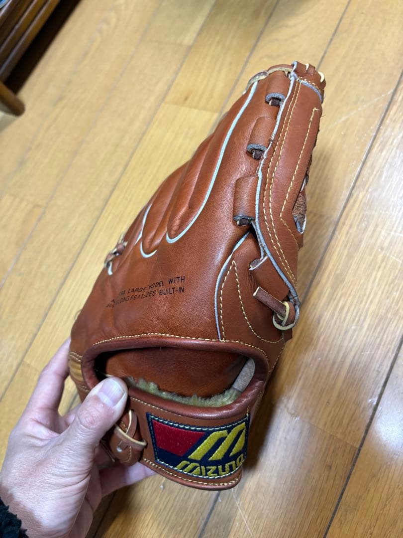 MIZUNO 青カップ　デッドストック　軟式用グローブ　80s