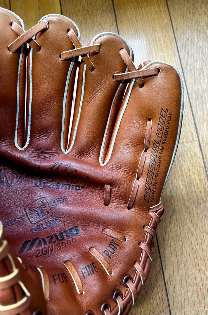 MIZUNO 青カップ　デッドストック　軟式用グローブ　80s