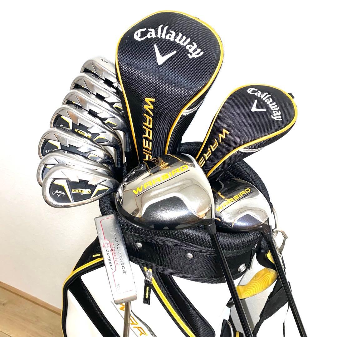 良品☆キャロウェイ メンズ用ゴルフクラブ フルセット☆初心者 キャディバッグ付R