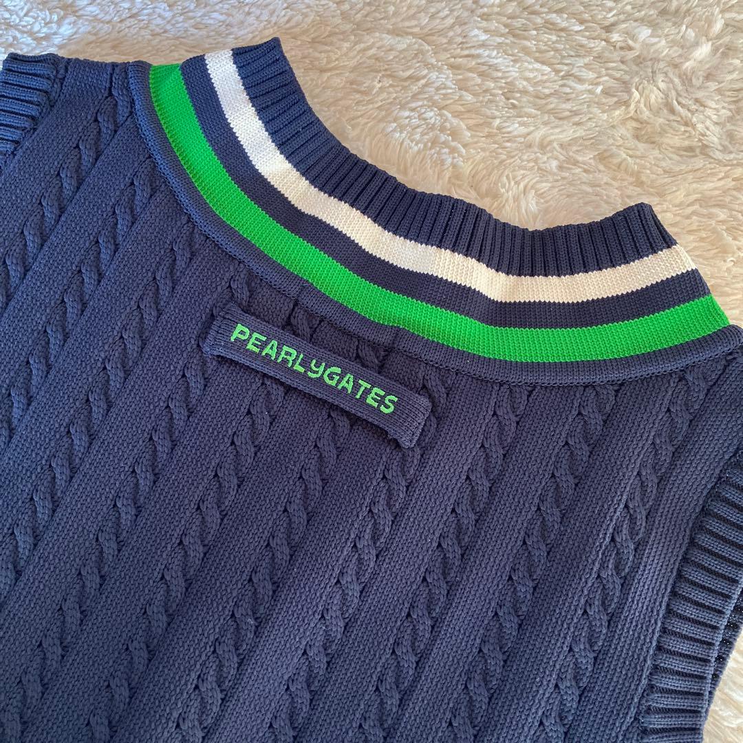 PEARLY GATES レディースベスト ネイビー 1