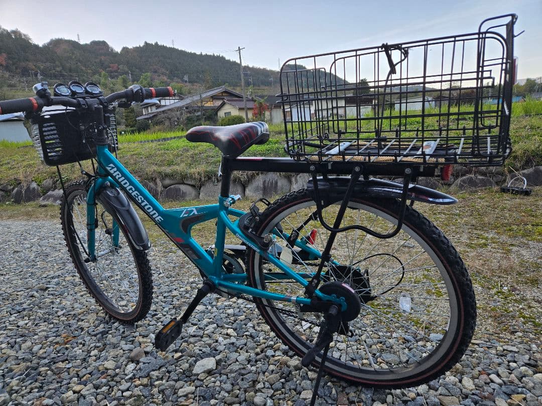 ブリヂストン ジュニアスポーツ自転車 24インチ　グリーン