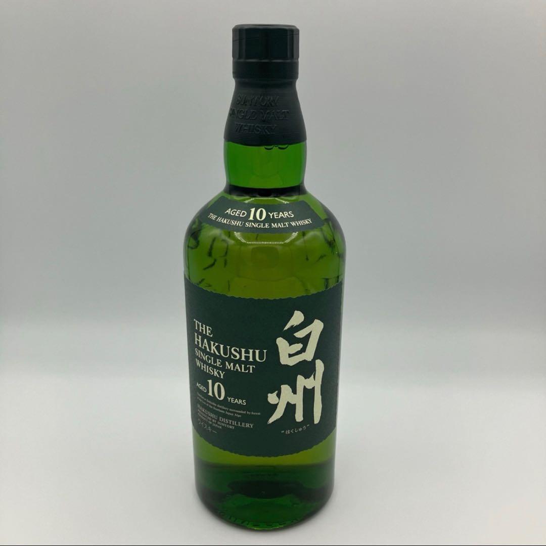 未開栓 700ml 40% 白州 10年 シングルモルト ウイスキー サントリー