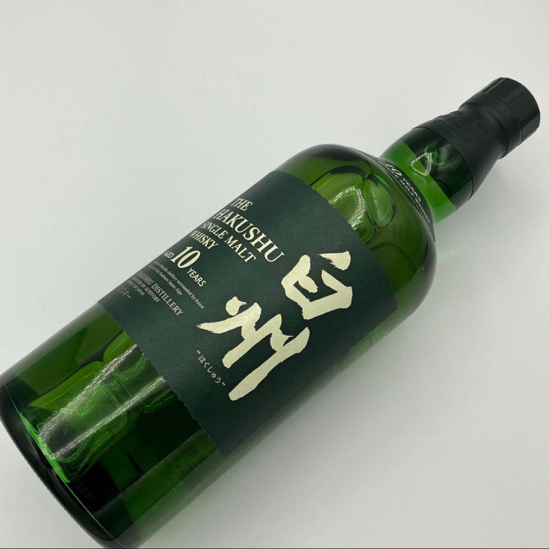 未開栓 700ml 40% 白州 10年 シングルモルト ウイスキー サントリー