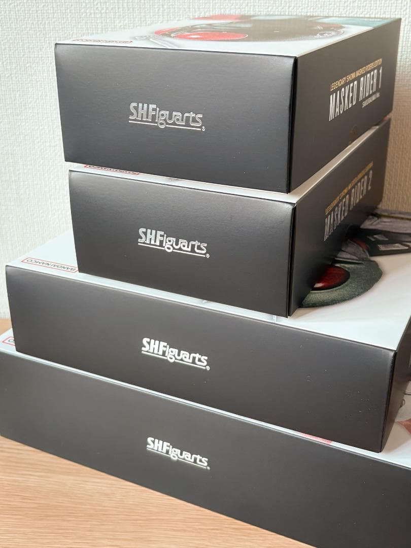 仮面ライダー　新1号・新2号・桜島1号（真骨彫）・新サイクロン号　4点まとめ売