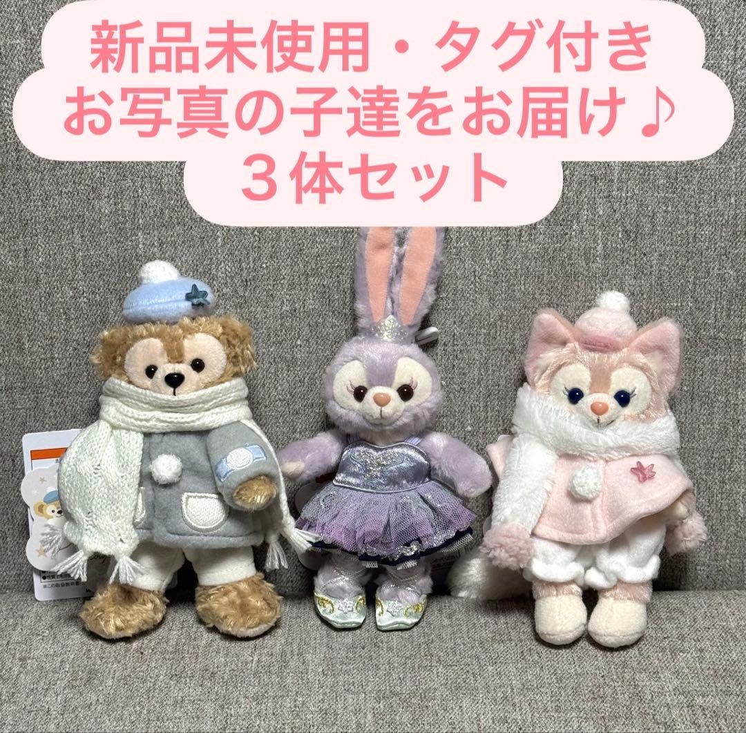 5日で出品終了します！ダンシングスノーフレークス　ぬいぐるみバッジ　セット