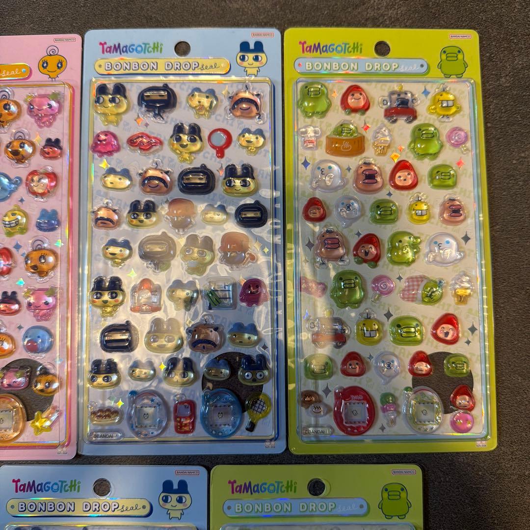 【国内正規品】ボンボンドロップシール　たまごっち　7個セット　即日発送可能！