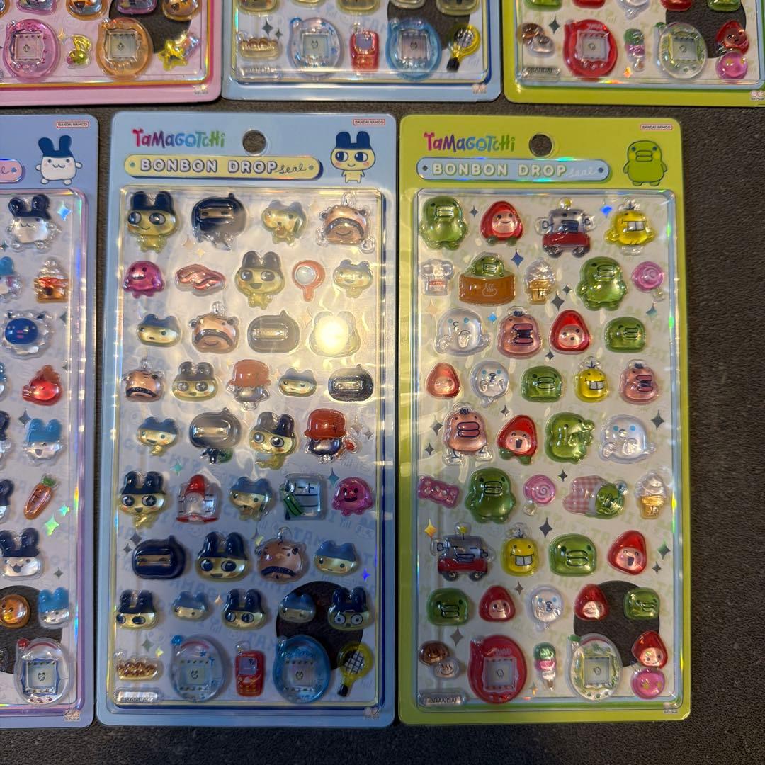 【国内正規品】ボンボンドロップシール　たまごっち　7個セット　即日発送可能！