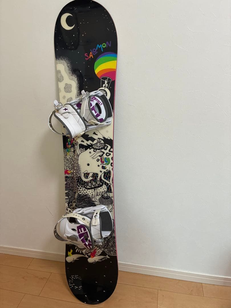 SALOMON LILY スノーボード板 139cm ビンディングセット