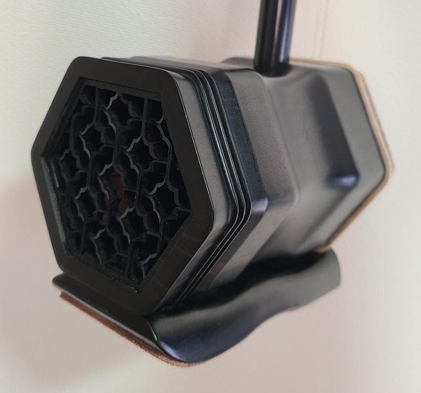 高級二胡 北京式 黒檀六角二胡 南建成制