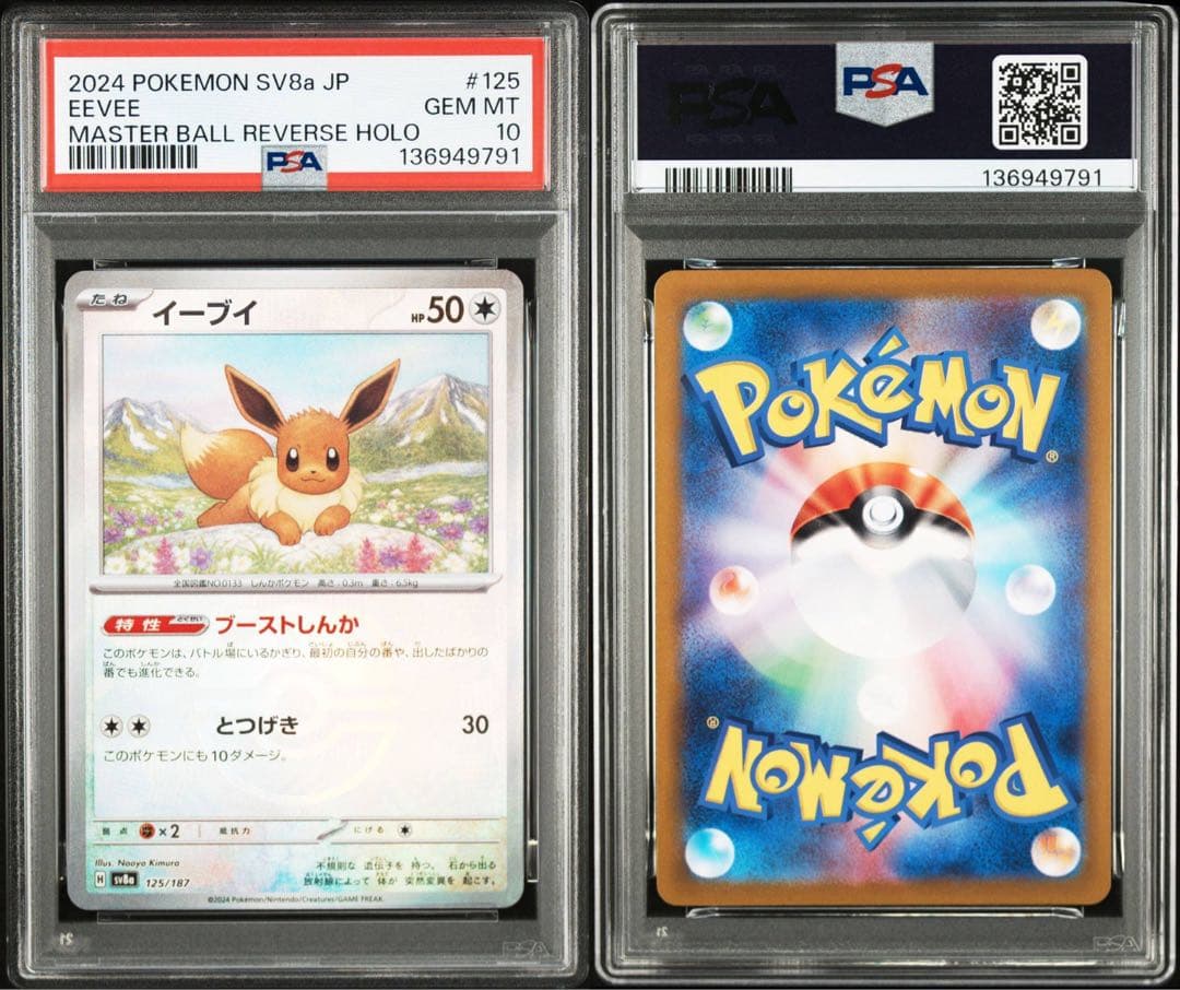 【PSA】9連番！ブイズ　マスターボール