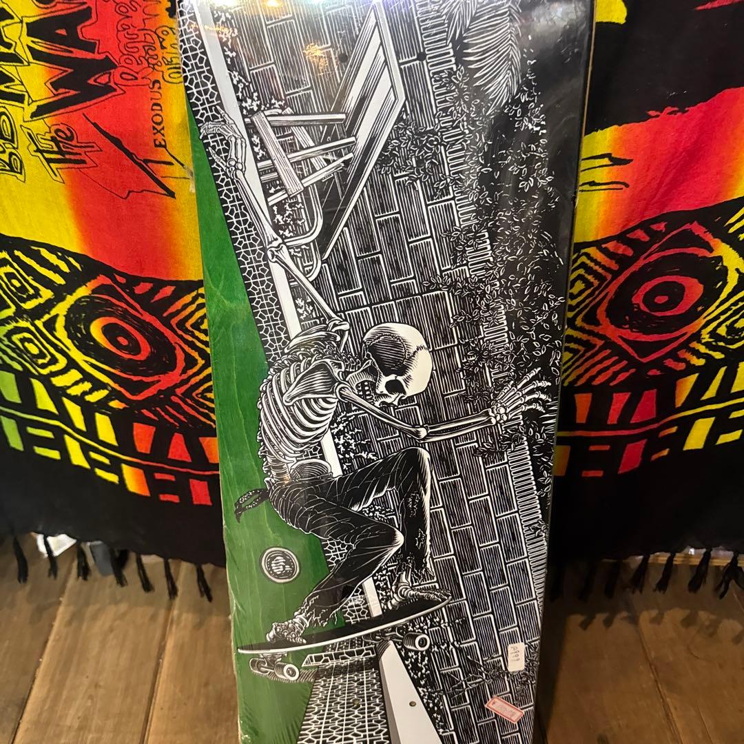 H-street HACKETT スケボーデッキ グリーン　8.75×33㌅