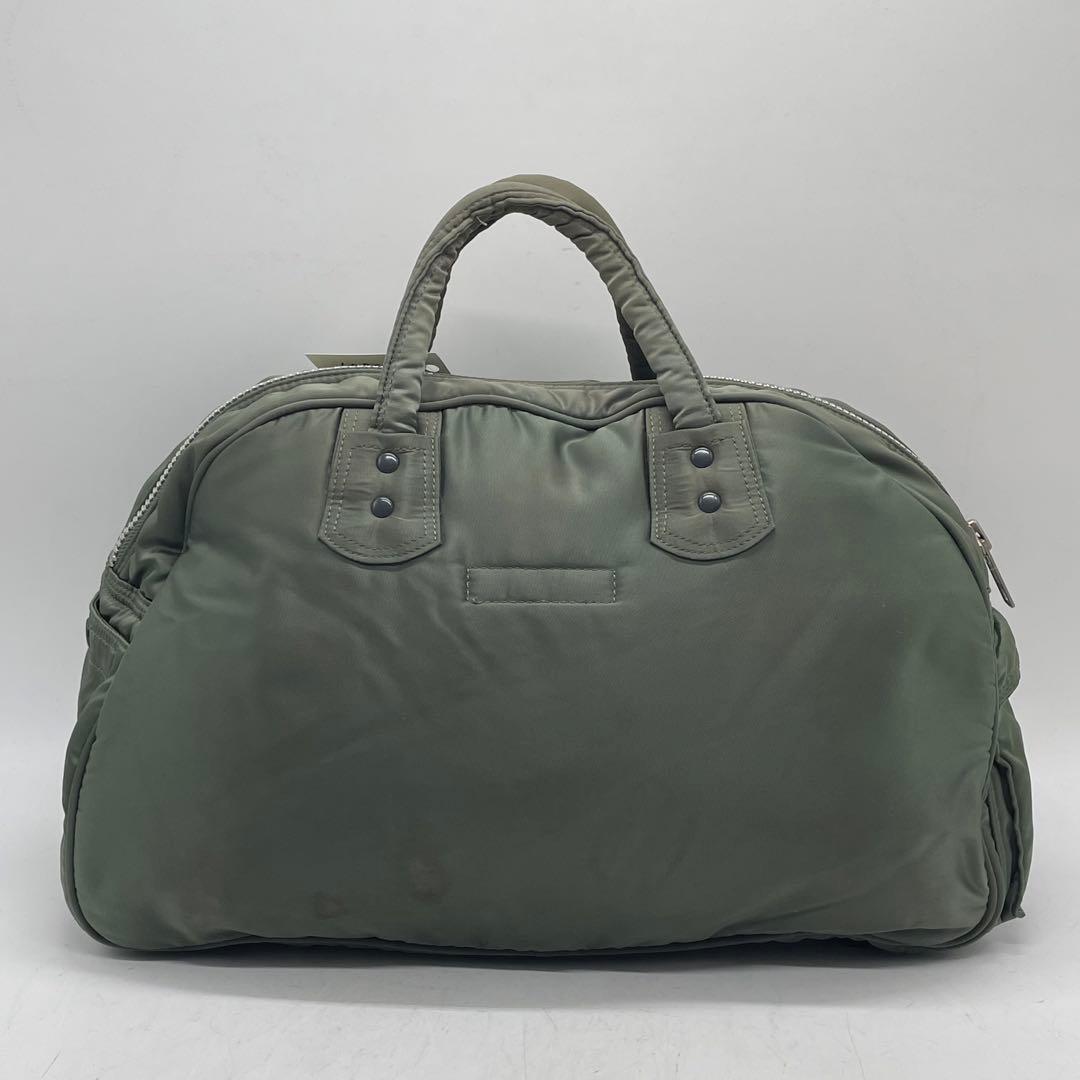 ⑧BN3887□PORTER ヘッドポーター タンカー ボストンバッグ グリーン