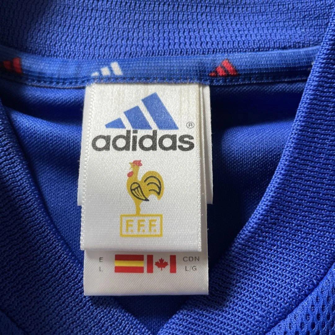 【美品】ジダン フランス代表  ユニフォーム 02-03