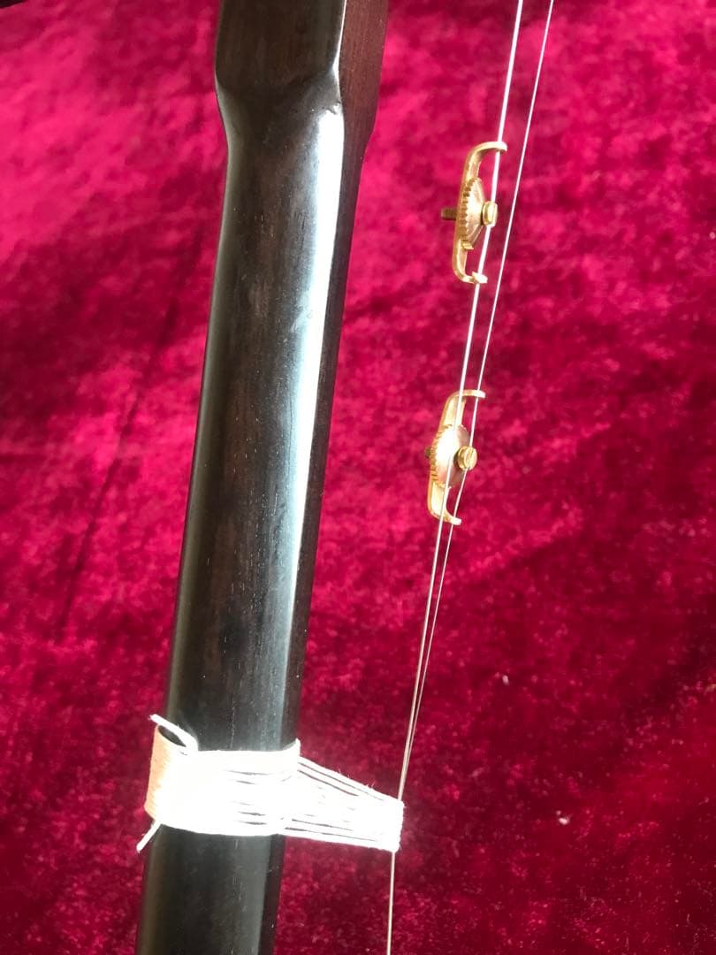 格安二胡★上級黒檀★古月琴坊・黄建洪製作★十年保証★必需品揃い★100％評価