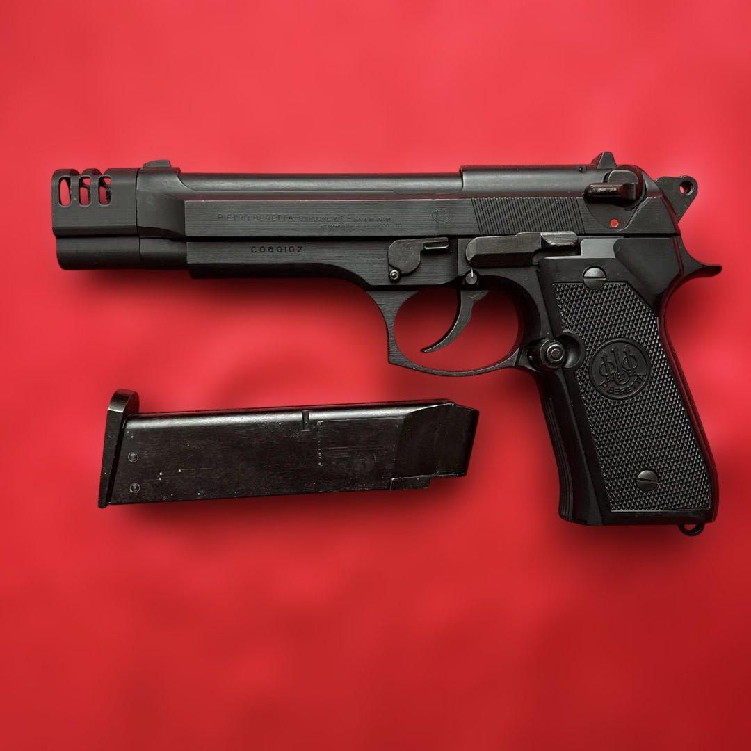 マルシン　ベレッタM92F コンペンセイターカスタム　動作ok 固定スライド