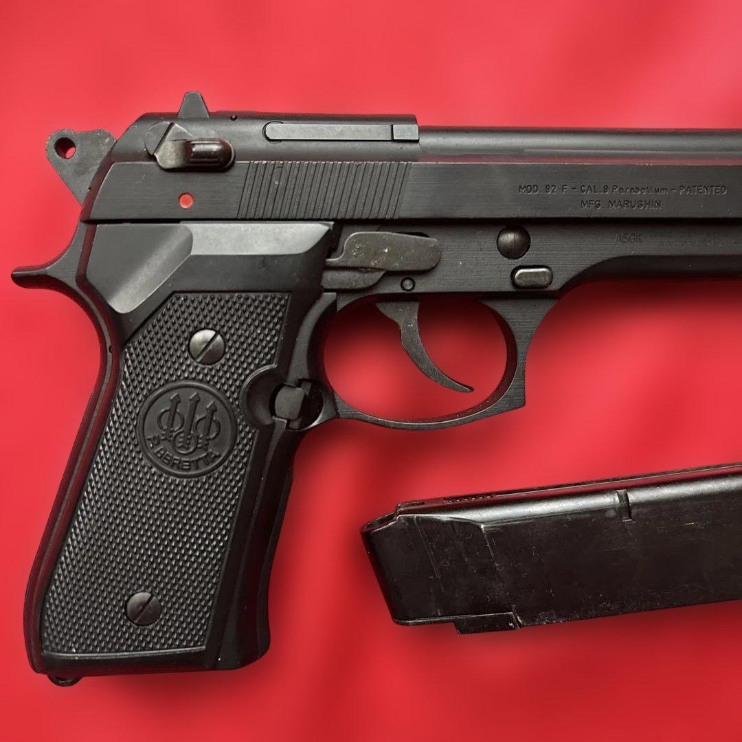 マルシン　ベレッタM92F コンペンセイターカスタム　動作ok 固定スライド