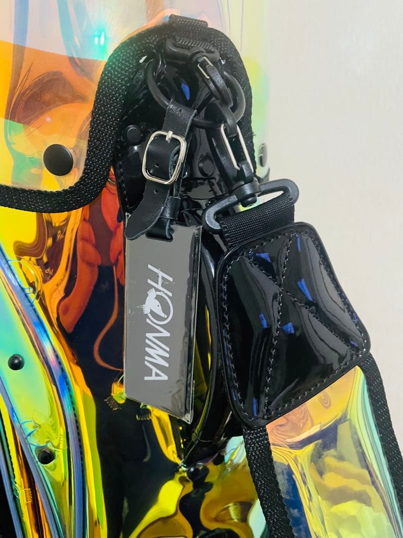 本間ゴルフ スケルトン クリアキャディバッグ CB12060 レアな非売品