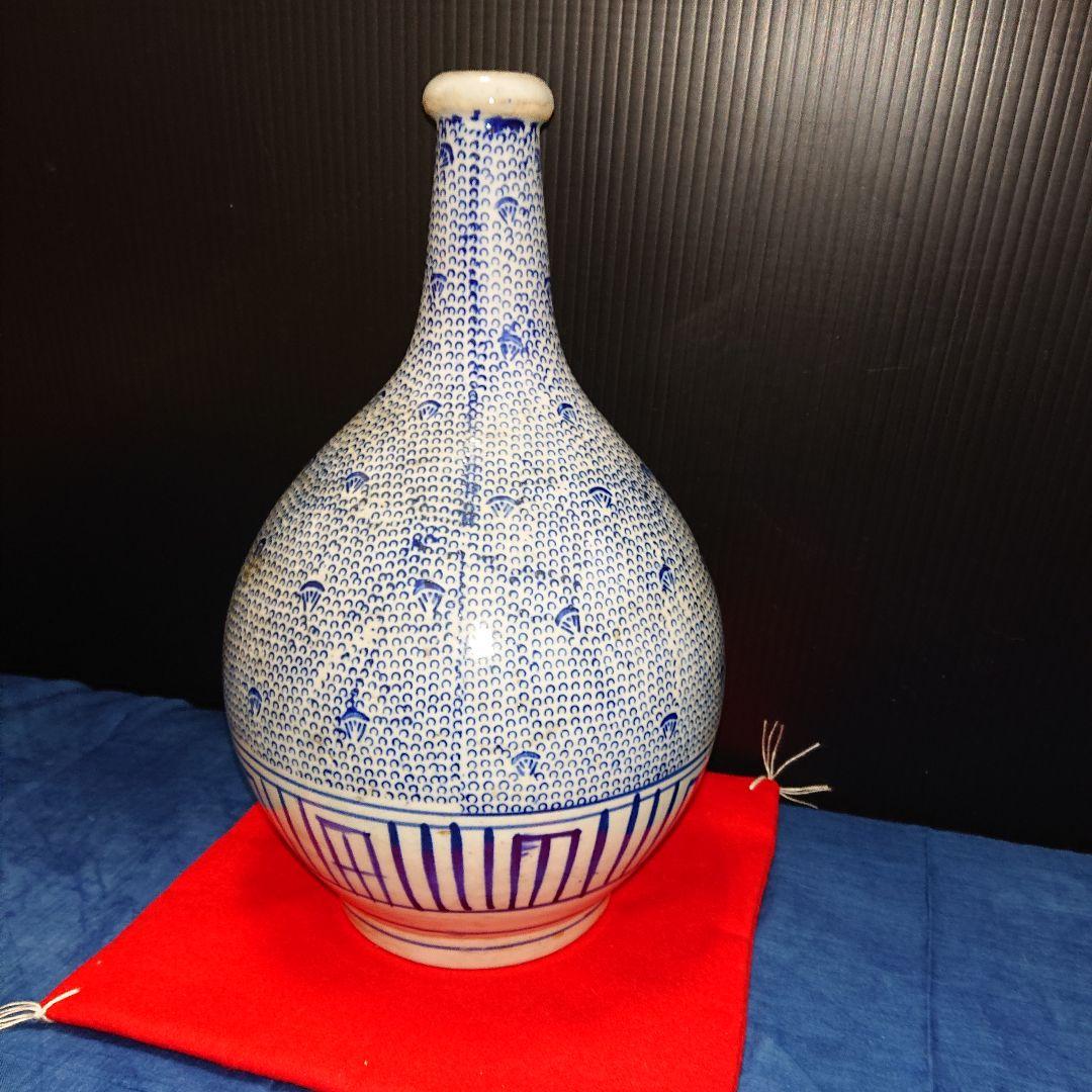 古伊万里、微塵唐草、徳利