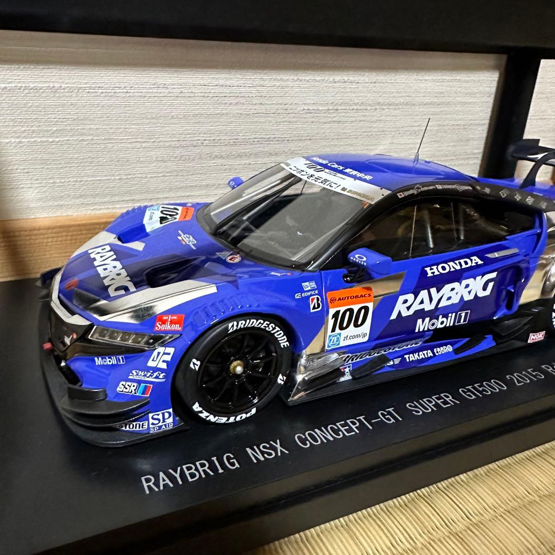 ミニカー RAYBRIG NSX CONCEPT-GT 2015 EBBRO 1/18
