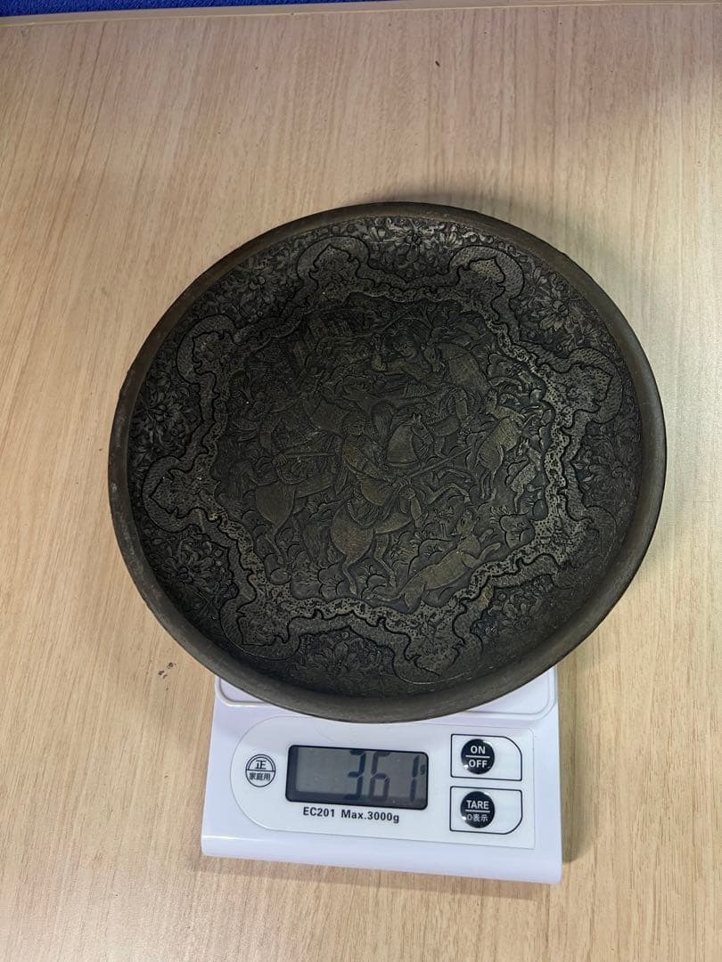 アンティーク壁掛けの皿