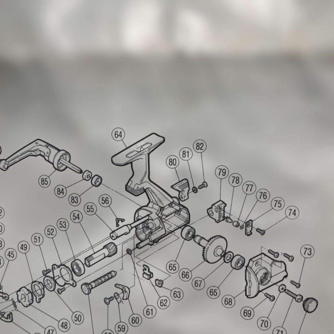 【希少⠀】SHIMANO シマノ TWIN POWER GT3000 レトロ美品