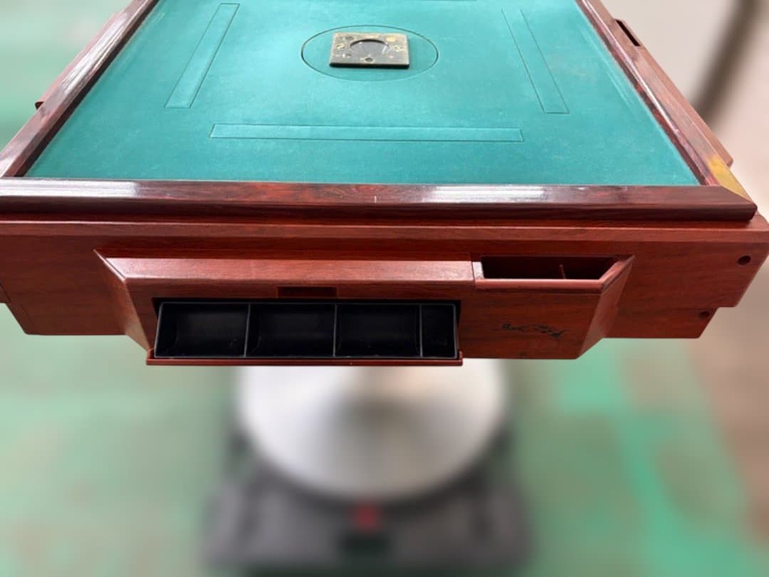 【無料配達】【動作品】 全自動麻雀卓　麻雀牌　点棒　点数箱　昭和レトロ