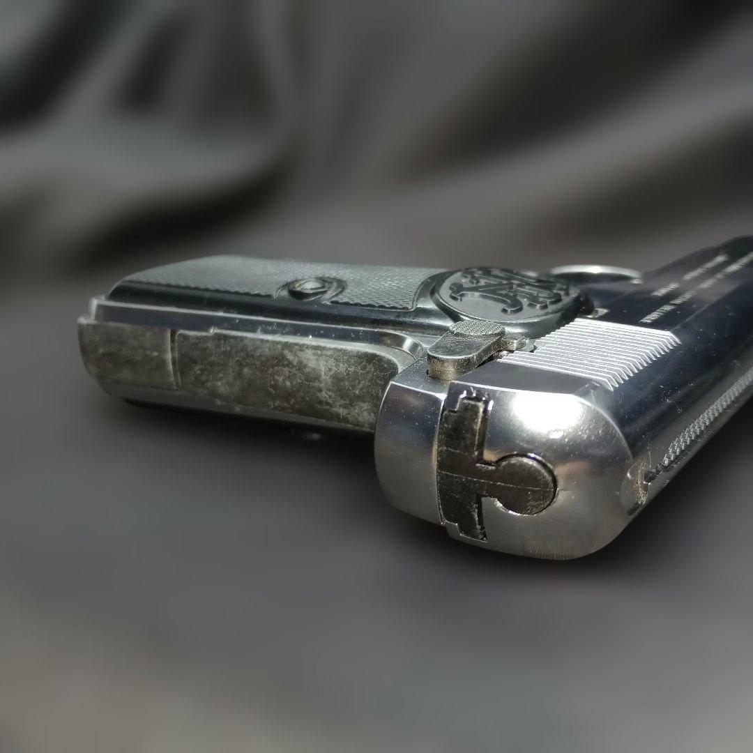 マルシン Browning M1910 モデルガン　シルバーABS　中古