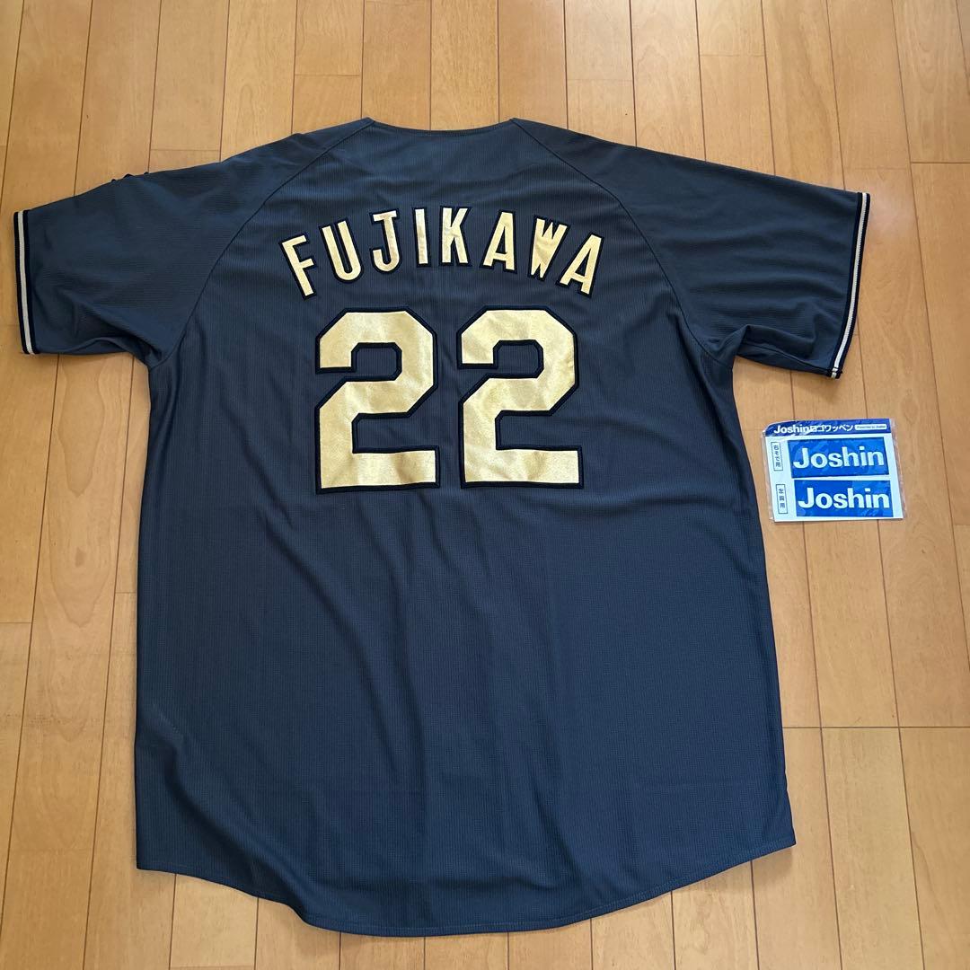 阪神タイガース藤川球児90周年限定モデルブラックダイナマイトレプリカユニフォーム