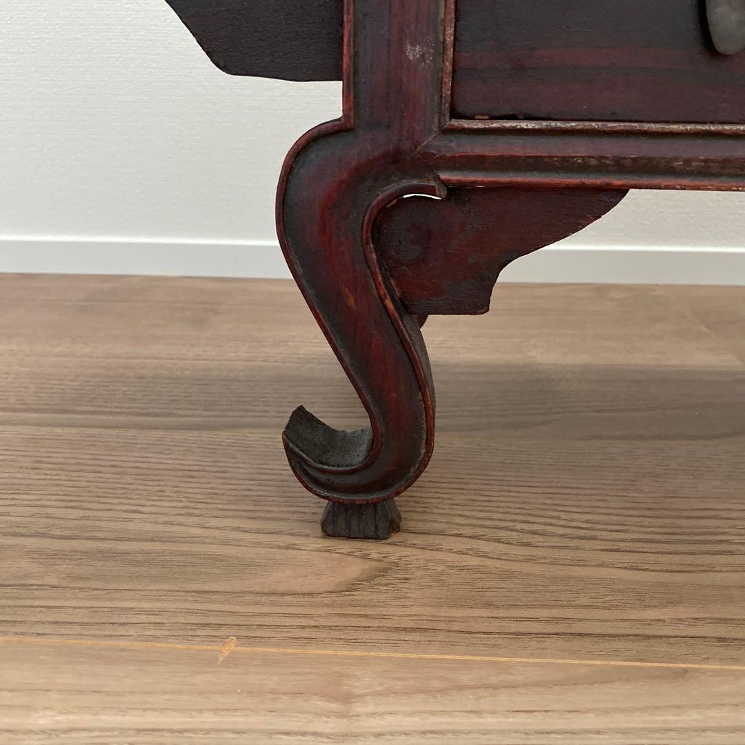 李朝家具　韓国アンティーク家具　机 書案　経床