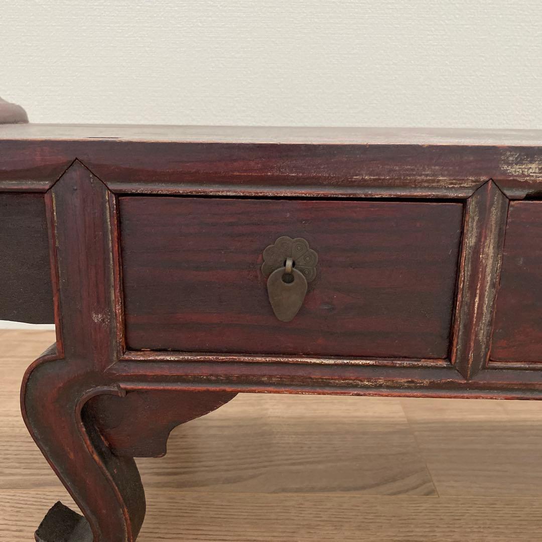 李朝家具　韓国アンティーク家具　机 書案　経床