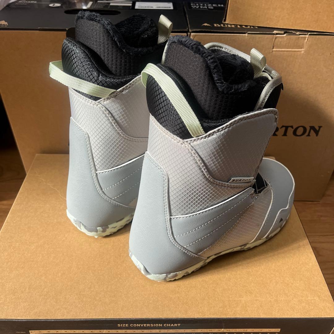 新品未使用　Burton ZIPLINE ボードブーツ グレー　22センチ