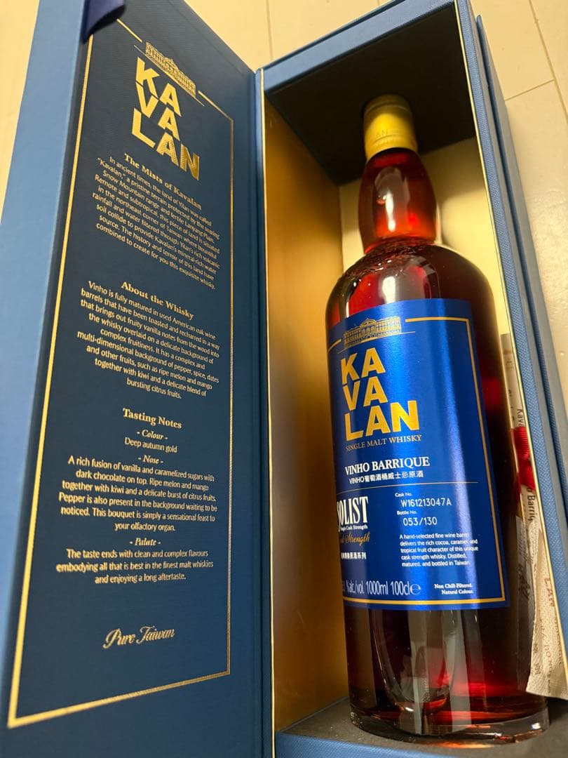 KAVALAN ウイスキー Vinho Barrique 1000ml