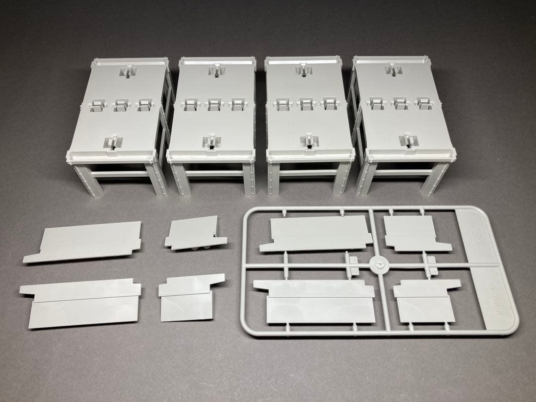 高架駅セット×1 高架駅延長プレート×2 KATO