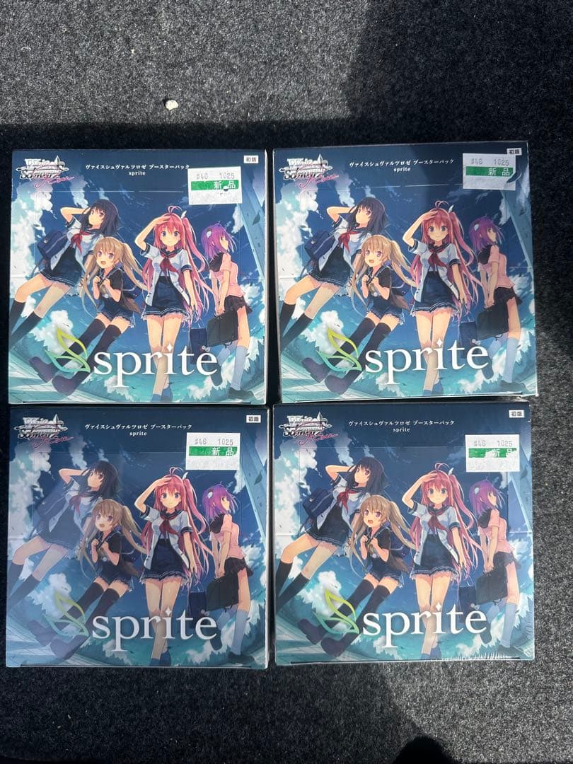 ヴァイスシュヴァルツロゼsprite 未開封4BOXシュリンク付け