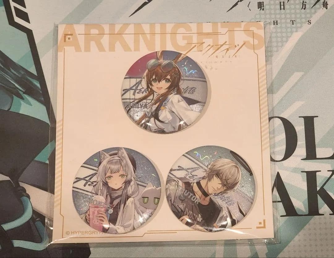 アークナイツ 4th Anniversary 缶バッジセットA