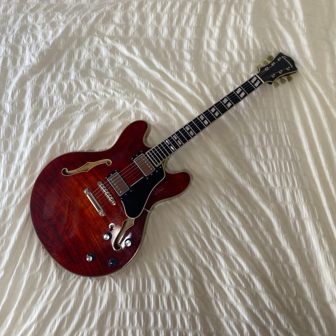 Eastman T486 セミアコースティックギター チェリーレッド