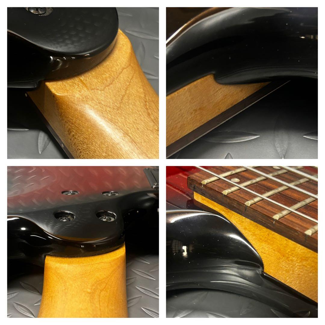 【美品】Aria ProⅡ SB-380 アクティブベース 4弦 フレイムトップ