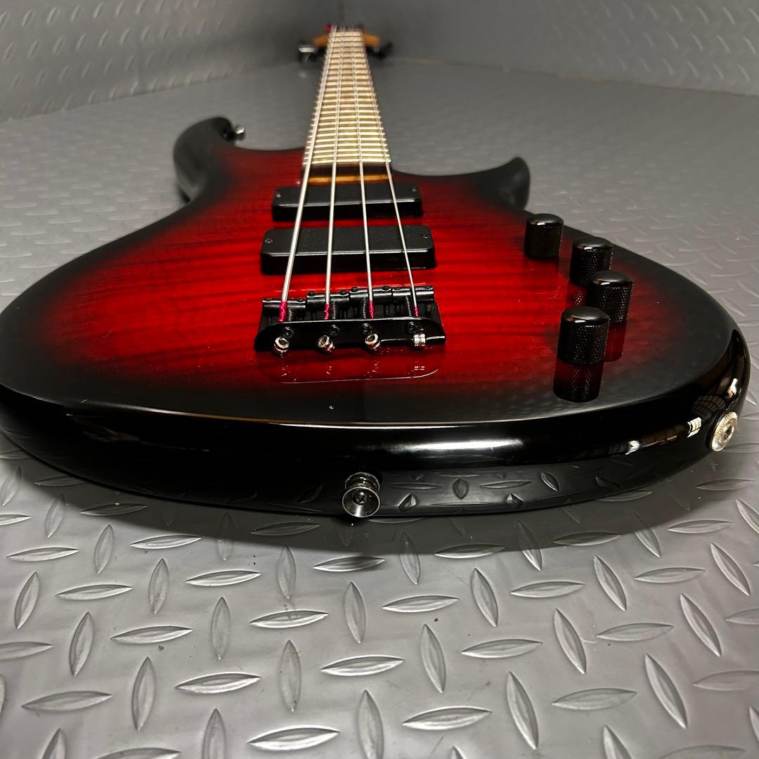 【美品】Aria ProⅡ SB-380 アクティブベース 4弦 フレイムトップ